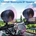 thumbnail image 3 of Altavoz de Motocicleta Bt Resistente al Agua de 3.5 Pulgadas con Altavoces Duales de 15 W de 300 W Potencia MáMaMa Con Control Remoto Altavoz Al Aire Libre para Motocicleta, 3 of 7