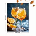 thumbnail image 3 of Aperol Spritz Cocktail Canvas Print Wall Art for Home Bar Kitchen Restaurant Cafe Apartment Decor, 3 of 8