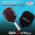 thumbnail image 3 of GRÜVN LAZR-16HD Pickleball Paddle - Red Blend, 3 of 4