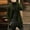 Army Green, variant on UTTOASFAY Men's Long Sleeve Knit Pocket Cardigan Windbreaker Sweater Black 8(L)