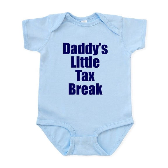 CafePress - Daddy's Little Tax Break Infant Bodysuit - Baby Light Bodysuit, Size Newborn - 24 Months