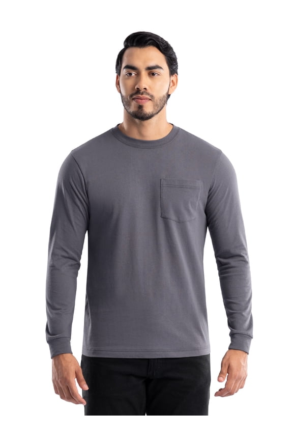 Workwear Mens Long Sleeve Core Tee, Sizes S-5XL and LT-4XLT