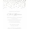 Gold Dots Standard Wedding Invitation