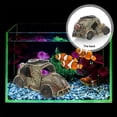 thumbnail image 4 of Adornos para acuario, imitación de resina, suministros para pecera, accesorios, decoraciones, escondite, piedra, 4 of 5