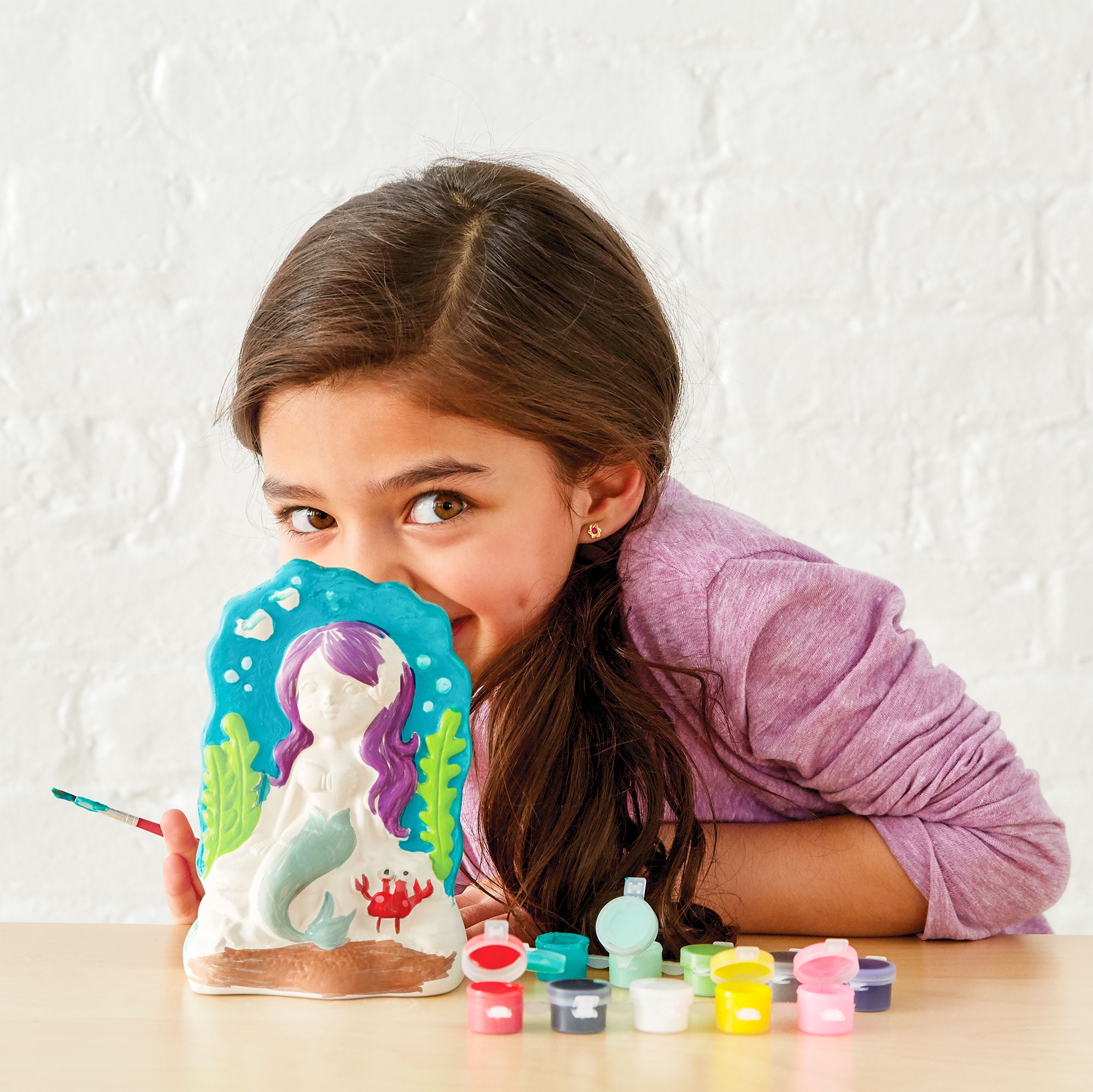 (2 pack) Made by Me Paint Your Own White Ceramic Unicorn & Friends Figurine Set