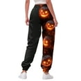 thumbnail image 7 of CAUYDY Halloween Sweatpants for Women Barrel High Waisted Cinch Bottom Sporty Active Joggers Pants Baggy Bottoms with Pocket(Gold,XXL), 7 of 7