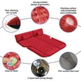thumbnail image 4 of Umbrauto Inflatable Car Camping Trunk Bed Sleeping Pad with Electric Air Pump and Air Mattress, Red, 4 of 7