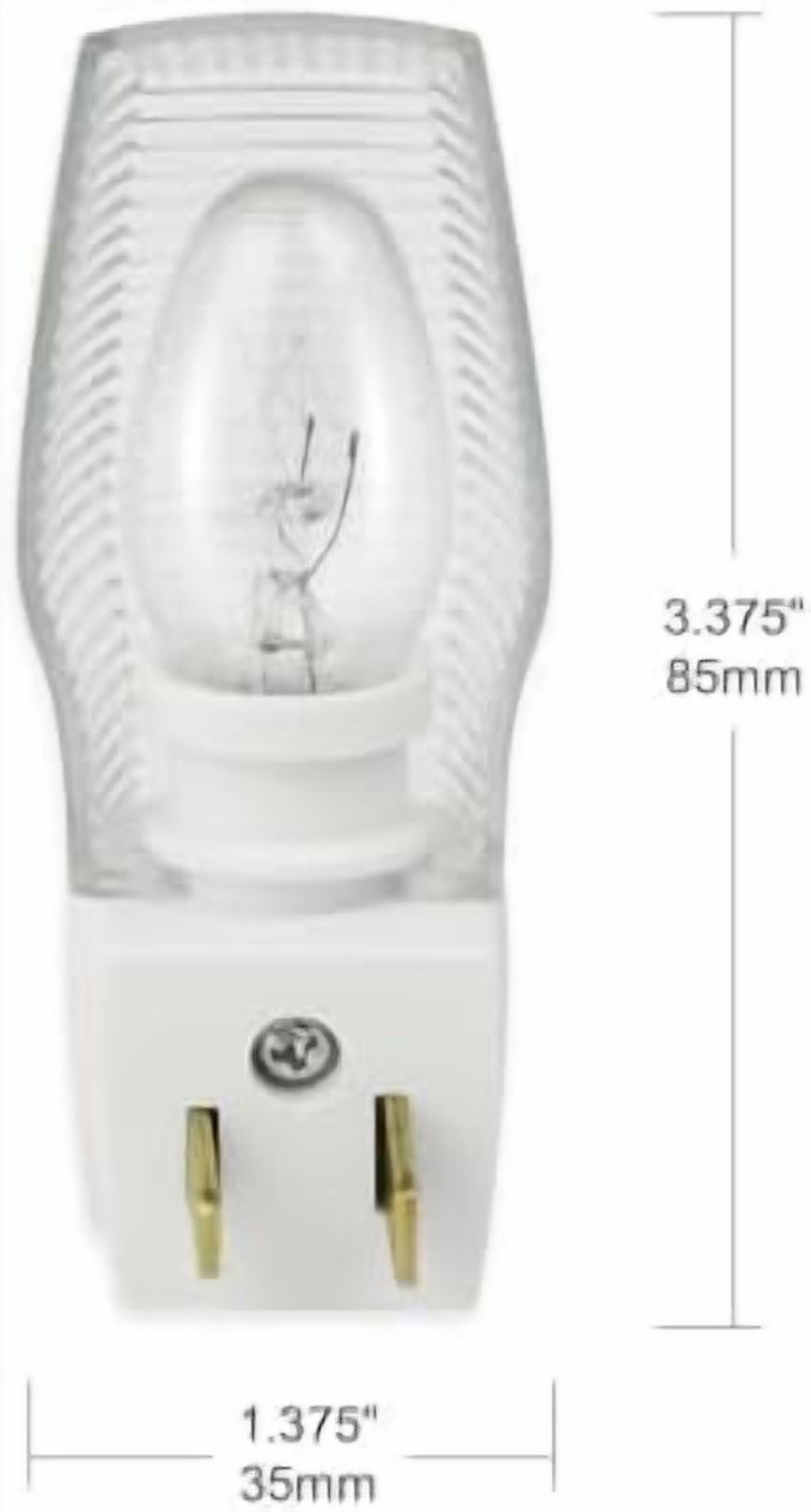 6 Pack, Plug in Night Light with Manual On/Off Switch, 7W Incandescent Bulb Included, ETL Listed.$$Tools & Hardware Other