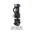 thumbnail image 4 of Toystoory Soporte para teléfono móvil de bicicleta 360 grados ajustable bicicleta de montaña motocicleta manillar anticaída soporte de carretera Ciclismo Negro con luz, 4 of 6