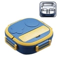 thumbnail image 1 of Portable Stainless Steel Lunch Box Dinner Plate Lunch Box With Portable Two Spaces Lunch Box, 1 of 8