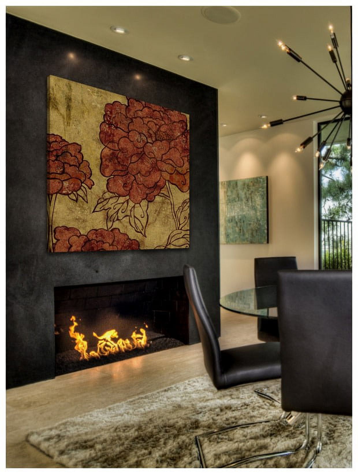 "Peonies I" Painting Print on Wrapped Canvas