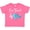 Hot Pink, variant on Inktastic 4th Birthday Mermaid Party Girls Toddler T-Shirt