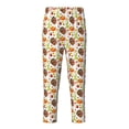 thumbnail image 2 of Disketp Holiday Thanksgiving Turkey for Teenagers' Pajama Pants ,Lounge Pants Teen joggers Ideal for Home, School, or Sports-Medium, 2 of 6