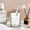 Gray, variant on WMTOKK Transparent Mouthwash Cup 300ml Wide Mouth Drinking Cup Thickened Bathroom Rinse Cup For Toothbrush Holder Or Beverage Glass (in Green)