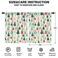 thumbnail image 2 of Blackout Kids Curtains,Beige Christmas Tree Pattern Childrens Insulated Curtains Set Of 2,Bedroom Essentials,Toddler Room Decor 42"x54", 2 of 5