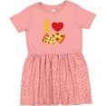 thumbnail image 3 of Inktastic I Love Pizza Girls Toddler Dress, 3 of 5