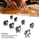 thumbnail image 3 of Juego De Troquelador De Punzón Hueco, Molde Cortador De Punzón De Cuero, Herramienta De Bricolaje De Acero Con Alto Contenido De Carbono Portátil De 8 Piezas Para Billetera Para, 3 of 7