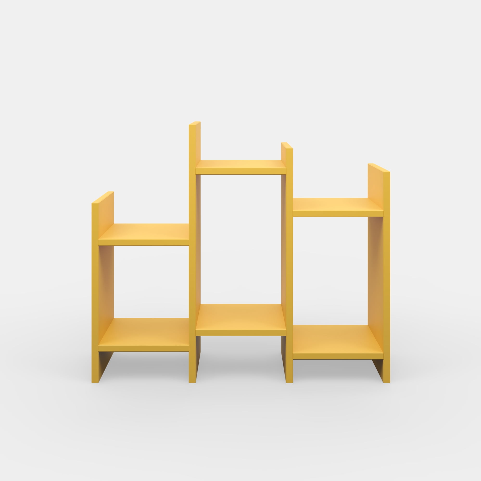 Ada Home Decor Furniture Mustard 2 Tier Sutton Modern Side Table