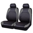 thumbnail image 1 of Funda de asiento de coche de una sola línea de rombos acolchados bordados de cuero PU de cuero artificial de PVC exportada a Europa y Estados Unidos, 1 of 5