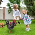 thumbnail image 6 of DAMAI Metal Rooster Yard Art Statue - 16 In Outdoor Chicken Statue Decoration For Patio Lawn Garden, 3D Rooster Garden Statues, Chicken Yard Art Sculpture Outdoor Figurines, Metal Chicken Decor, 6 of 7