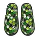 thumbnail image 1 of Fotbe Soccer1 Pantuflas Peludas para Mujer con Estampado, Zapatillas de Peluche, Zapatos de Invierno para Casa, Uso Interior y Exterior-Large, 1 of 8