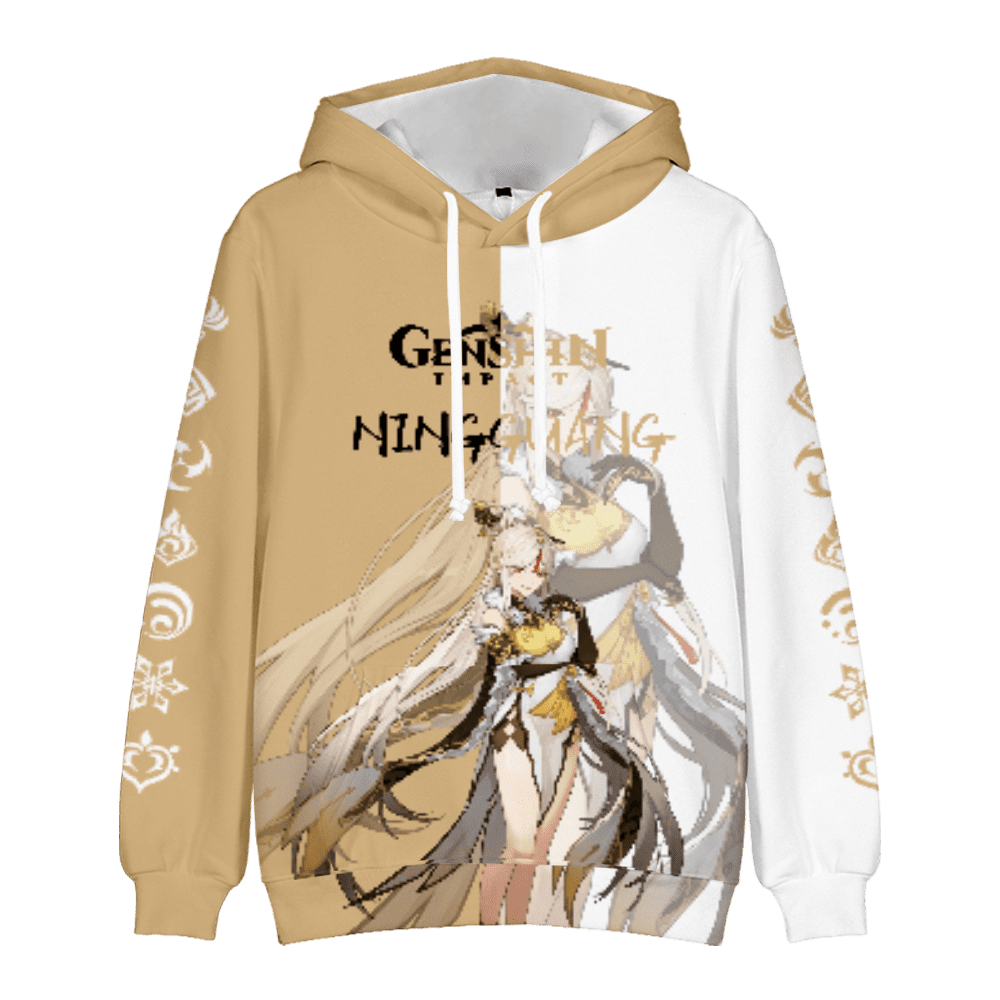 Genshin Impact Anime Hoodies 3D Printed Pattern Hoodies Cosplay Cool