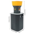 thumbnail image 2 of Grain Mill, 1300W Electric Grain Grinder with 5 Sieves, 55L Large Capacity, Orange Hopper, for Flour, Corn, Coffee, Spices, Commercial & Home Use, 110V, High Speed, 2 of 12