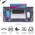 thumbnail image 5 of Long Mouse Pads for Desk,Multicolor Ethnic Paisley Pattern Desk Mats on Top Of Desks, Desk Mouse Pad Extra Large with 3mm Non-Slip Base and Stitched Edge for Gaming,Office,Work,Home 31.5"x15.7", 5 of 6
