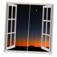 thumbnail image 1 of 2 Unids Paisaje Paisaje Ventana Cortinas De Puerta Impresión 3D Decoración para hogar 9, 1 of 9