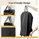 thumbnail image 5 of Cesto de ropa sucia Foluck, grande, impermeable, 100 L, con tapa, negro, 5 of 6