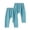 Light Blue, variant on Girls Boys Sweatpants Baggy 2 Pack Wide Leg Elastic Waist Sweat Pants Playing School Dance Pants with Pockets Yellow