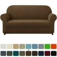 thumbnail image 1 of 2024 Stretch 2-Piece Textured Grid Slipcover Sofa Cover  Gray, 1 of 5