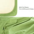 thumbnail image 3 of Ntbay 100% Brushed Microfiber Fitted Crib Sheets, Ultra Cozy and Soft Crib Sheet for Standard Crib and Toddler Mattresses, Boys, Girls, Unisex, 28" x 52", Sage Green, 3 of 5