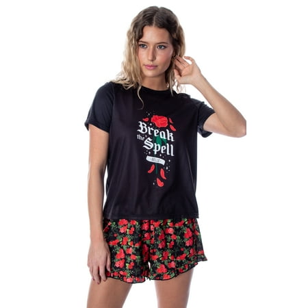 

Disney Women s Beauty and The Beast Break The Spell Belle Pajama Set