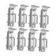 thumbnail image 5 of Soportes de bancada para remolque de barco de 8", accesorios para travesaño de remolque de barco, giratorios resistentes 8 piezas plateadas, 5 of 8