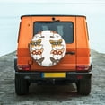 thumbnail image 6 of Sikiie Corgi Dog2 PVC Leather Spare Tire Wheel Cover Spare Tire Cover, for Car Truck SUV Camper Trailer Universal Fit(14-17in)-15 inch, 6 of 6