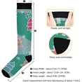 thumbnail image 3 of Coolnut Christmas Tree Compression Socks for Men & Women 1 Pack, Knee High Stockings for Running, Sport, Hiking & Travel, 3 of 6