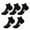 5*Black, variant on GYRATEDREAM 5 Pairs Boys Socks Low Cut Ankle Socks for Kids Short Athletic Socks For Little Big Kids