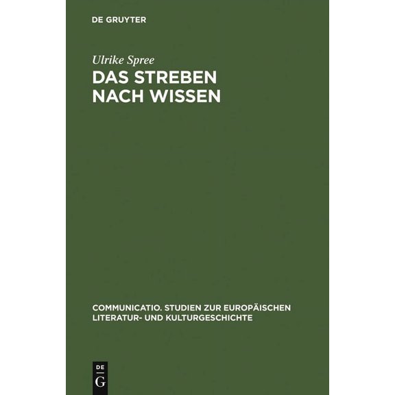Communicatio Das Streben nach Wissen, Book 24, (Hardcover)