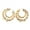 D, variant on HUANLEDASH 1 Pair Exaggerated Women Ear Hoop Hollow Out Polished Bamboo Joint Alloy Electroplated Ear Decoration Jewelry Lady Prom Party Hanging Earring