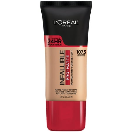 UPC 071249361627 product image for L Oreal Paris Infallible Pro Matte Liquid Foundation Makeup  107.5 Ivory Beige   | upcitemdb.com