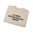 thumbnail image 3 of Hungarian Hungary Wife Girlfriend Husband Sweatshirt Gifts Crew Neck Shirt, 3 of 3