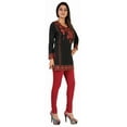 thumbnail image 5 of Maple Clothing Indian Short Kurtis Top Tunic Women's (Black, 5XL), 5 of 6