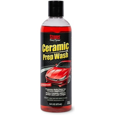 Stoner Car Care 91113 Ceramic Prep Car Wash Soap Removes Waxes, Sealants, Glazes, and Old Coatings To Prepare Automotive Paint for Ceramic Applications, Safe on All Finishes, 16 Fl Oz, Pack of 1