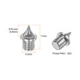 thumbnail image 2 of Unique Bargains Track Spikes 3/16 Inch Alloy Steel Small Pointed for Track Shoes, Silver Tone, 2 Pieces, 2 of 5