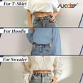 thumbnail image 4 of SUOSDEY No Show Belts Stretch Leather Belt for Women Men,Invisible Elastic Crop Top Tuck Waist Band Belt for Jeans Dresses with Flat Buckle 3 Pack, 4 of 7