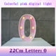 thumbnail image 1 of Fiudx Lámpara Led Colorida con Letras Decorativas Portátiles, Luz Led de Subtítulos Moderna, Decoración para Fiestas En Casa, Ambiente Romántico y Cálido, Material Abs+Pp, Funciona con Pilas., 1 of 3