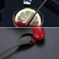 thumbnail image 3 of findTop - Cuchara de bar de 12 pulgadas y jiggers dobles, cuchara mezcladora de cóctel negra con patrón en espiral, barra coctelera y jiggers para hacer cócteles, 3 of 5
