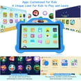 thumbnail image 5 of Android 15 Kids Tablet, Toddler Tablet for Kids 10 inch Tablet, 8GB RAM+32GB ROM Tablet for Boys Girls, 1280*800 IPS Safety Eye Protection Screen Parental Control APP Latest Model Kid Tablets 5G WIFI, 5 of 8