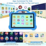 Android 15 Kids Tablet, Toddler Tablet for Kids 10 inch Tablet, 8GB RAM+32GB ROM Tablet for Boys Girls, 1280*800 IPS Safety Eye Protection Screen Parental Control APP Latest Model Kid Tablets 5G WIFI